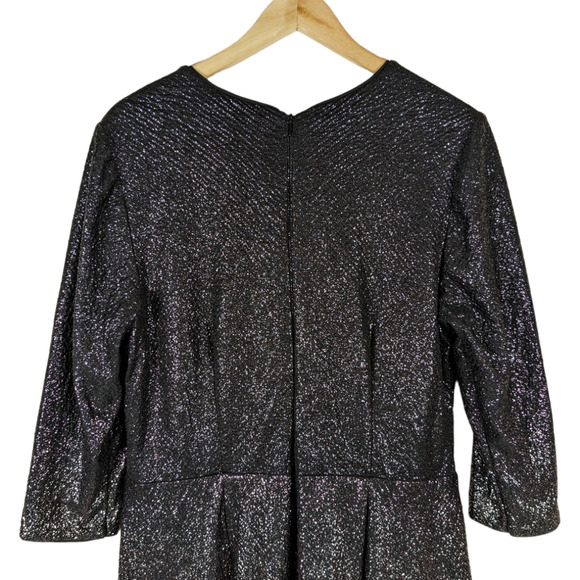 Julia Jordan Black and Silver Sequin Dress - Picture 7 of 11